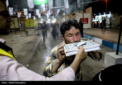 تردد زائران اربعین حسینی از مرز چذابه