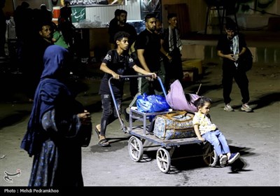 تردد زائران اربعین حسینی از مرز چذابه