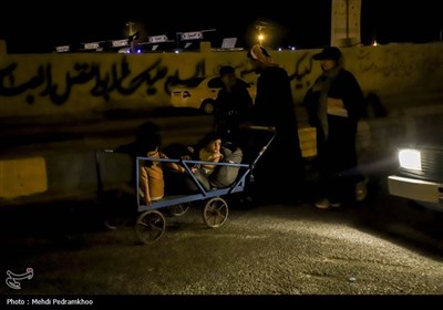 تردد زائران اربعین حسینی از مرز چذابه