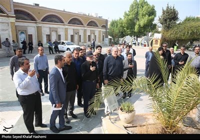 تجدید میثاق مدیران استان بوشهر با شهدای گرانقدر