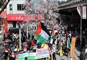 Tokyo Demonstrators Voice Solidarity with Gaza, Denounce Israeli Crimes