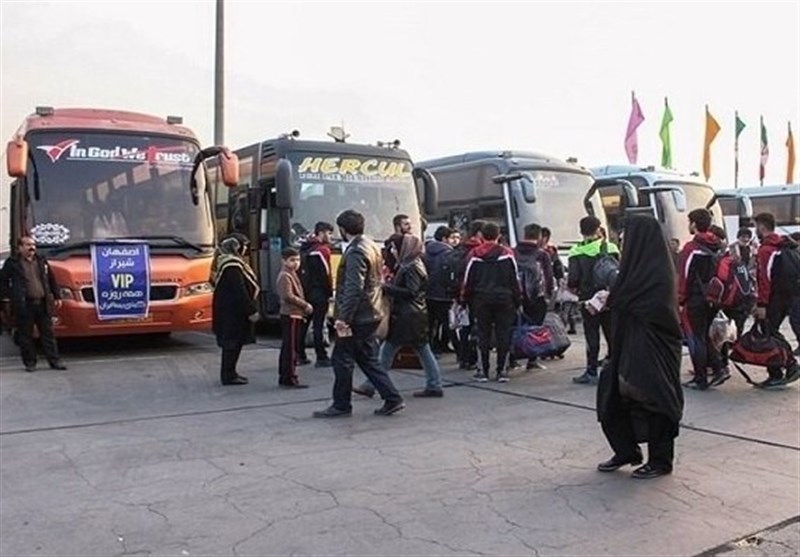 بازگشت 6481 زائر اربعین با ناوگان حمل‌ونقل عمومی لرستان