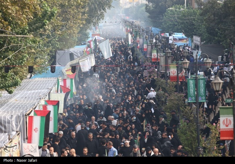 Massive Procession Held in Tehran to Commemorate Arbaeen