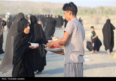 جاماندگان اربعین در بخش توکهور