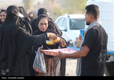 جاماندگان اربعین در بخش توکهور