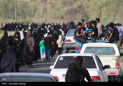 جاماندگان اربعین در بخش توکهور