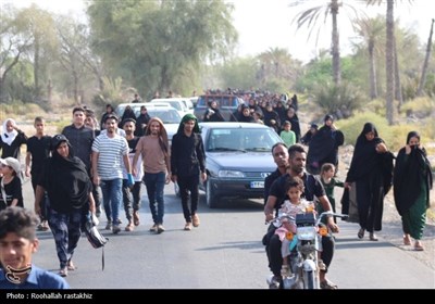 جاماندگان اربعین در بخش توکهور