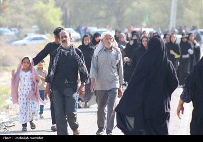 جاماندگان اربعین در بخش توکهور