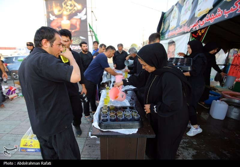 موکبهای پذیرایی مسیر باز گشت زائرین اربعین حسینی در همدان- ع ...