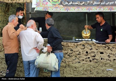 موکبهای پذیرایی مسیر باز گشت زائرین اربعین حسینی در همدان- ع ...