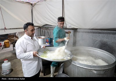 موکب شهدای بانک صادرات همدان میزبان زائران حسینی