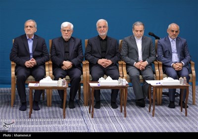 دیدار رئیس‌جمهور و هیئت دولت چهاردهم با رهبر معظم انقلاب
