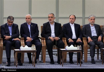 دیدار رئیس‌جمهور و هیئت دولت چهاردهم با رهبر معظم انقلاب