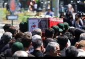 تشییع جانباز شهید محمود هاشمی نادر در همدان+تصویر