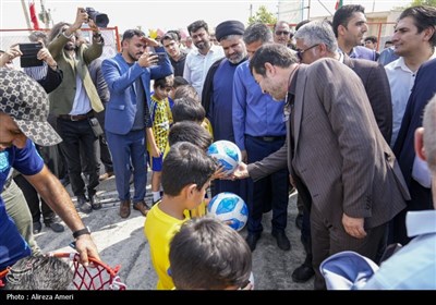 سفر وزیر ورزش و جوانان به لامرد