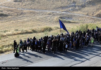 پیاده روی زائران امام رضا (ع)