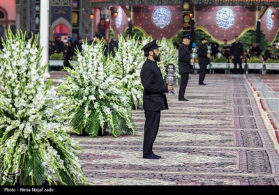 خطبه‌خوانی شب شهادت امام رضا(ع) در بارگاه منور رضوی