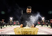 خطبه‌خوانی شب شهادت امام رضا(ع) در بارگاه منور رضوی