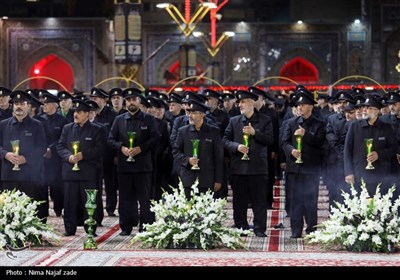 خطبه‌خوانی شب شهادت امام رضا(ع) در بارگاه منور رضوی