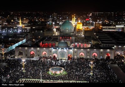 خطبه‌خوانی شب شهادت امام رضا(ع) در بارگاه منور رضوی