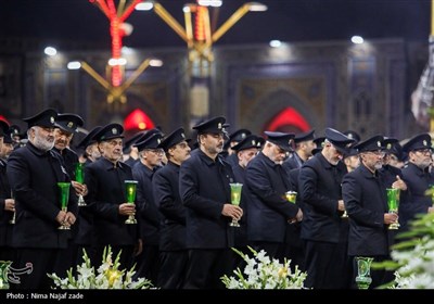 خطبه‌خوانی شب شهادت امام رضا(ع) در بارگاه منور رضوی