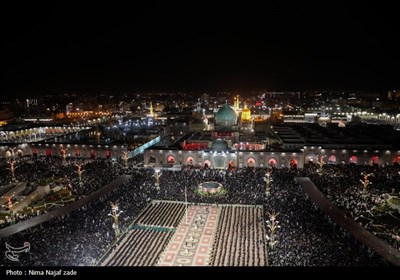 خطبه‌خوانی شب شهادت امام رضا(ع) در بارگاه منور رضوی