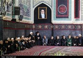 خطبه‌خوانی شب شهادت امام رضا(ع) در بارگاه منور رضوی