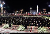 خطبه‌خوانی شب شهادت امام رضا(ع) در بارگاه منور رضوی