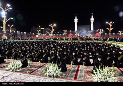 خطبه‌خوانی شب شهادت امام رضا(ع) در بارگاه منور رضوی