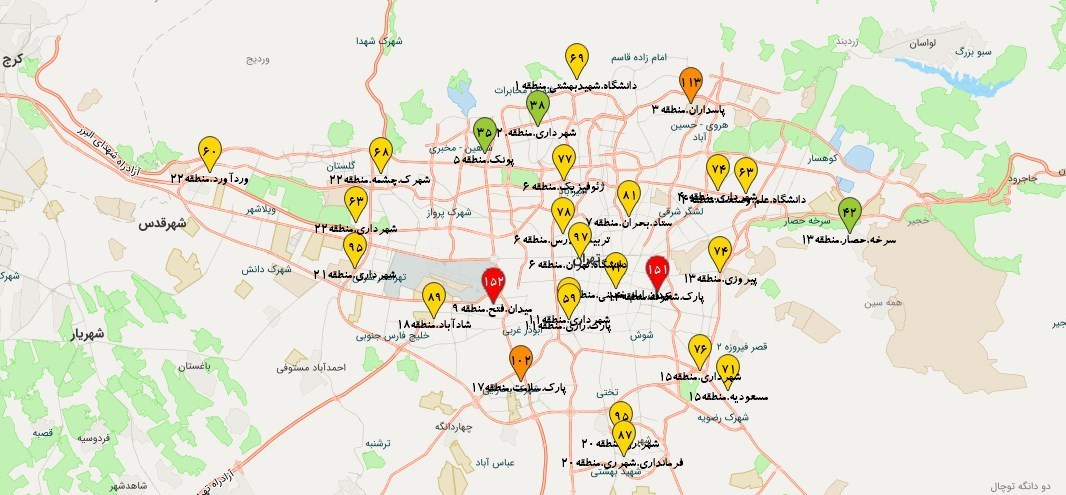 کیفیت هوای تهران , شرکت کنترل کیفیت هوا , 