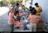 بازار فروش لوازم التحریر در آستانه آغاز سال تحصیلی - همدان