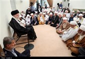 دیدار جمعی از علما، امامان جمعه و مدیران مدارس علمیه اهل سنت سراسر کشور با رهبر معظم انقلاب