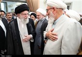 دیدار جمعی از علما، امامان جمعه و مدیران مدارس علمیه اهل سنت سراسر کشور با رهبر معظم انقلاب