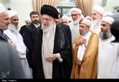 دیدار جمعی از علما، امامان جمعه و مدیران مدارس علمیه اهل سنت سراسر کشور با رهبر معظم انقلاب