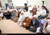 دیدار جمعی از علما، امامان جمعه و مدیران مدارس علمیه اهل سنت سراسر کشور با رهبر معظم انقلاب