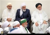 دیدار جمعی از علما، امامان جمعه و مدیران مدارس علمیه اهل سنت سراسر کشور با رهبر معظم انقلاب