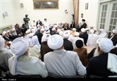 دیدار جمعی از علما، امامان جمعه و مدیران مدارس علمیه اهل سنت سراسر کشور با رهبر معظم انقلاب
