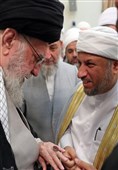 دیدار جمعی از علما، امامان جمعه و مدیران مدارس علمیه اهل سنت سراسر کشور با رهبر معظم انقلاب