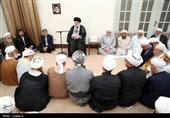 دیدار جمعی از علما، امامان جمعه و مدیران مدارس علمیه اهل سنت سراسر کشور با رهبر معظم انقلاب
