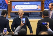 اولین نشست خبری مسعود پزشکیان رئیس جمهور