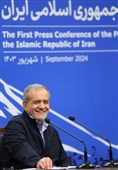 اولین نشست خبری مسعود پزشکیان رئیس جمهور