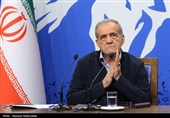 اولین نشست خبری مسعود پزشکیان رئیس جمهور