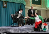 Встреча иранских спортсменов-участников Парижских Олимпийских и Паралимпийских игр 2024 года с Верховным лидером Исламской Республики Иран