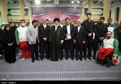 Встреча иранских спортсменов-участников Парижских Олимпийских и Паралимпийских игр 2024 года с Верховным лидером Исламской Республики Иран