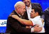 مراسم تجلیل از کشتی‌گیران مدال‌آور المپیک و جهان با حضور رئیس مجلس