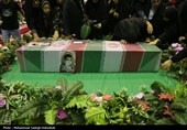 آیین استقبال از پیکر مطهر دانش آموزِ شهید گمنام تازه شناسایی شده