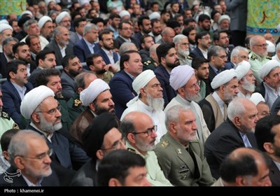 دیدار مسئولان نظام و سفرا و مهمانان کشورهای اسلامی با رهبر معظم انقلاب