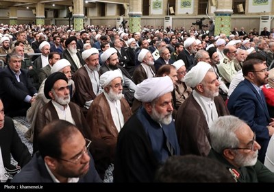 دیدار مسئولان نظام و سفرا و مهمانان کشورهای اسلامی با رهبر معظم انقلاب