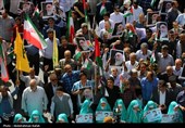 راهپیمائی در محکومیت حملات رژیم صهیونیستی به لبنان و غزه - همدان 