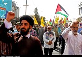 راهپیمائی در محکومیت حملات رژیم صهیونیستی به لبنان و غزه - قم 